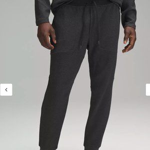 lululemon Men's At Ease Jogger - Black Waffle Joggers - Size S/M
